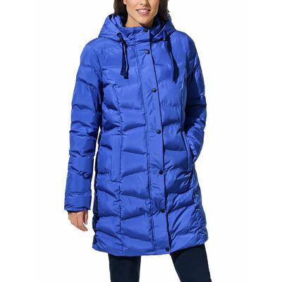 Walbusch Damen Aquastop Stepp Mantel 3D Blau Image
