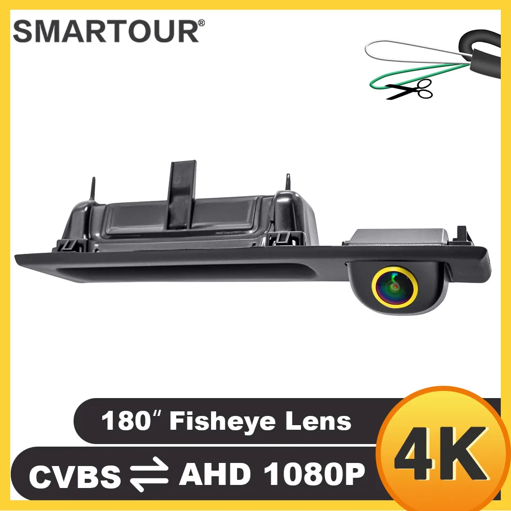 AHD 1080P 180 ° Auto-Rückfahrkamera für BMW F30 F10 F11 X3 F25 F31 F46 X1 F48 F22 3er-Serie 5er-Serie Fahrzeug Nachtsicht Image