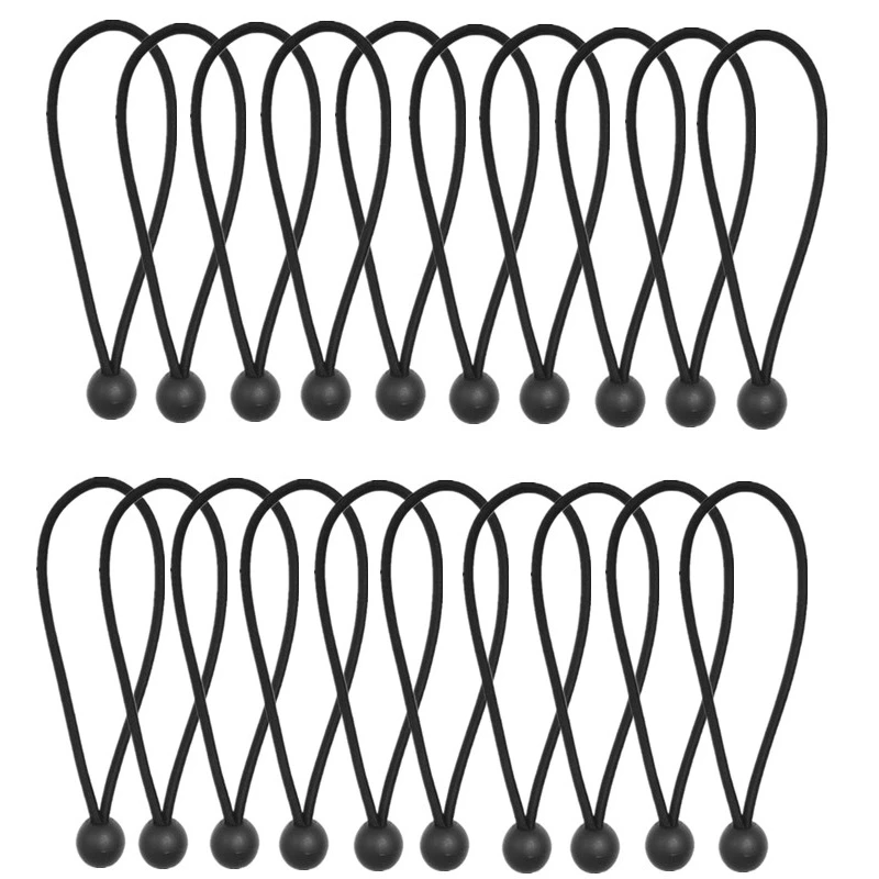 Outdoor elastische Kugel Seil Bungee Schnüre tragbare Zelt befestigung Plane Markise Baldachin Hoch leistungs plane fest binden für Schutz ladung Image