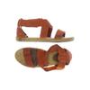 UGG Damen Sandale, Gr. 38, orange, Leder
