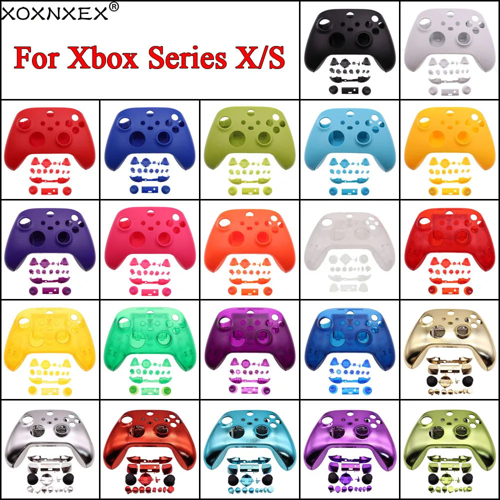 1 Set für Xbox Series X S Controller Schutzhülle Shell Frontgehäuse Shell Case und komplette Tasten Image