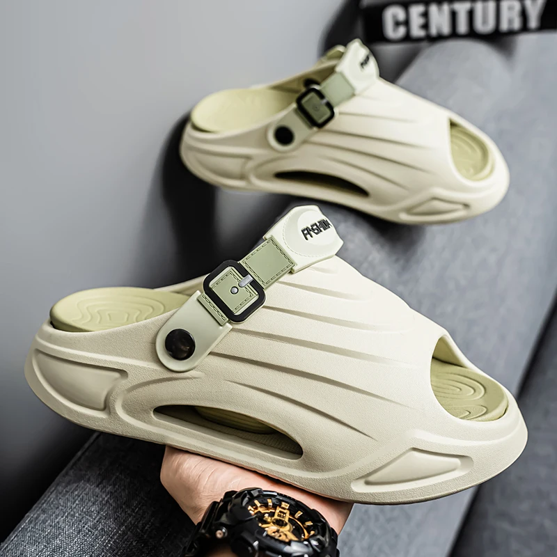 Hausschuhe für Herren 2025, neue Sommer-Oberbekleidung, Flip-Flops mit dicken Sohlen, Outdoor-Sport-Sandalen mit doppeltem Verwendungszweck Image