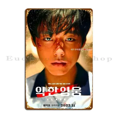 Weak Hero Class Weak Hero Class Kdrama Metallschilder Club Bedruckte Teller Höhlenwandschild Image