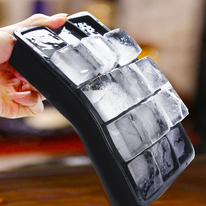 4/6/8/15 Grids Silikon Eiswürfel Formen Eis Formen Wiederverwendbare Whisky Eiswürfel Formen Cocktail Gefrierschrank DIY Hausgemachte Barware Image
