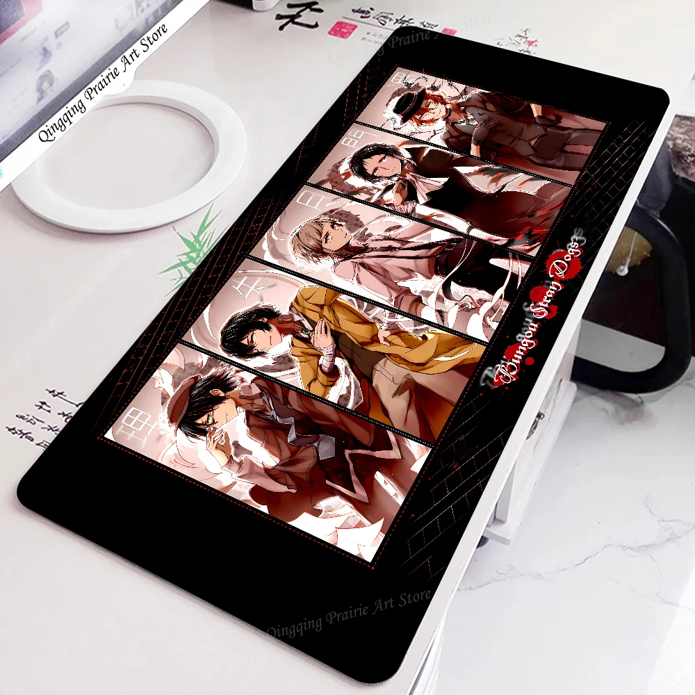 1pc-bungo streunende Hunde Boden matte Maus matte Schreibtisch matte mit Pad Gaming Zubehör Prime Gaming xxl Tastatur Pad Polster matte