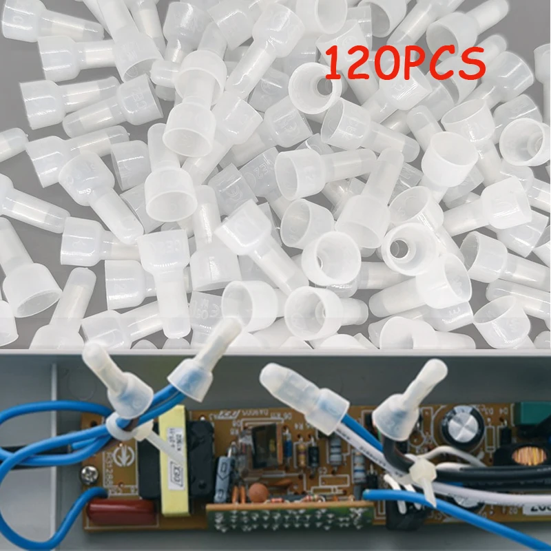 120 Stück Crimpkappe mit geschlossenem Ende, 22–16, 16–14, 12–10 AWG Gauge Wire Connector Terminal Image