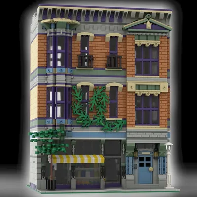 2597PCS Stadt Heißer Verkauf Street View Moc Modulare pharmacy wohnung Gebäude modell kreative ideen Image