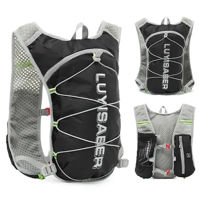 5L atmungsaktive Weste Trail Running Rucksäcke ultraleichte Trinkweste Lauftasche für Radfahren Laufen Joggen Marathon Outdoor-Tasche