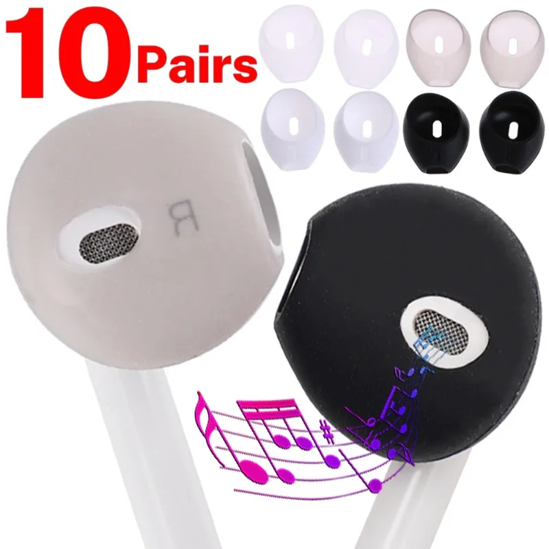 Silikon-Ohrstöpsel für AirPods 1/2, Ersatz-Ohrhörer aus ultradünnem Gummi für Apple AirPods 1 und 2, rutschfeste Kopfhörerabdeckung Image