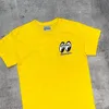 Seltene Vintage Mooneyes Jubiläum großes Logo gelb T-Shirt Größe l