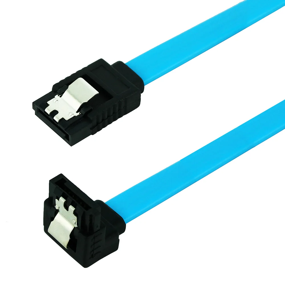 SATA-Kabel 3.0 für Festplatte, SSD-Adapter, 90-Grad-Hochgeschwindigkeits-HDD-Kabel für ASUS MSI Gigabyte Motherboard, SATA-Verlängerungskabel Image