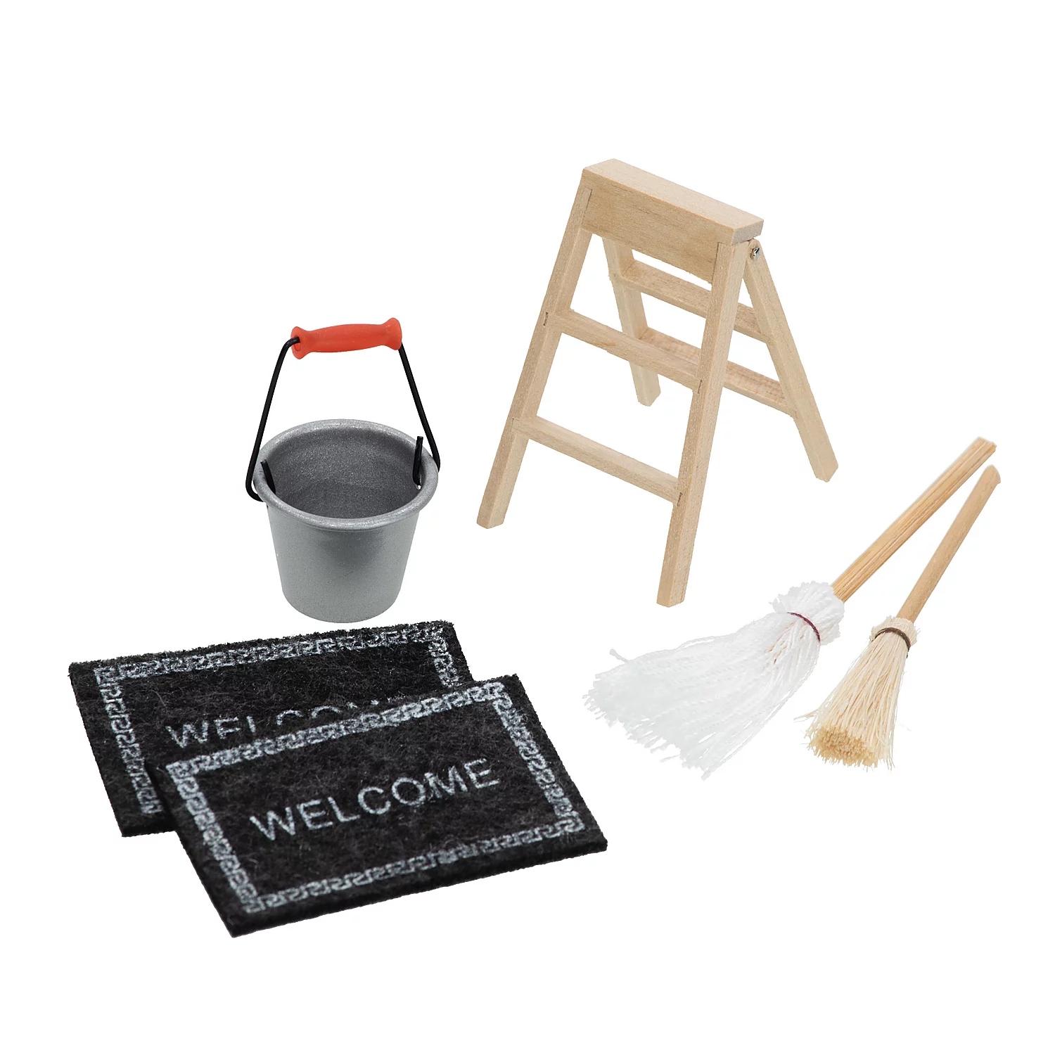 Accessoires miniatures "pour la maison", 6 pièces