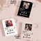 Custom photo keychains, personalized music keychains, custom music pocket keychains, birthday gifts, anniversary gifts