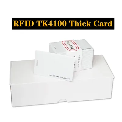 50/100pcs Tk4100 Thick Card Read-only Smart Chip RFID 125khz Authorized Access Control Badge ID