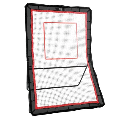 Lacrosse Rebounder for Backyard 5x7 Ft Volleyball Bounce Back Net Pitchback Throwback Baseball