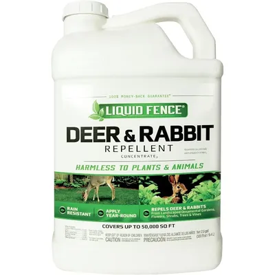 Deer & Rabbit Repellent Concentrate, 2.5 Gallon, 2.5 Gal