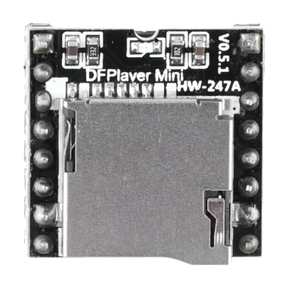 diymore DFPlayer Mini TF MP3 Player Module for Micro SD Card U-Disk IO/Serial Port/AD MP3 Voice