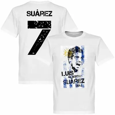 New Arrival Cotton Uruguay National Team Luis Suarez Commemorative Men's Sports Football Jersey Kids