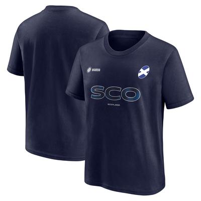 Fan-T-Shirt mit Grafik zur Rugby-Weltmeisterschaft 2025 für Damen – Schottland – Junior Image
