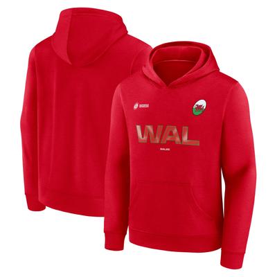 Rugby-Weltmeisterschaft 2025 – Fan-Hoodie – Wales – Junior Image