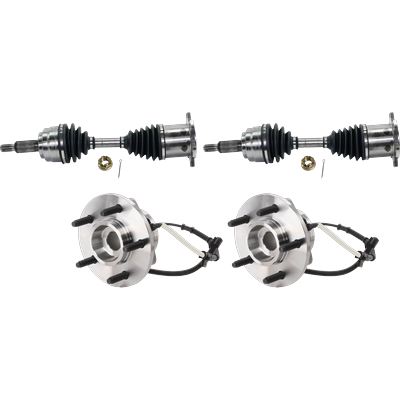 JC Whitney Axle Assembly, Front, Driver & Passenger Side, 1-year unlimited-mileage warranty KIT-J052924-C38