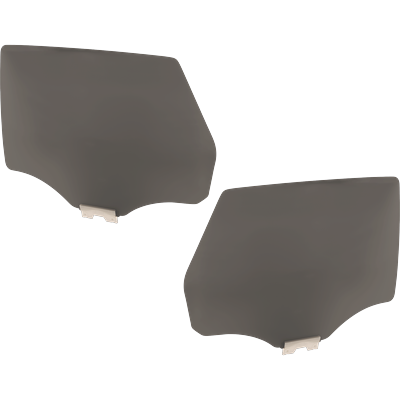 JC Whitney Door Glass, Rear, Driver & Passenger Side, 1-year unlimited-mileage warranty SET-JRL48130005