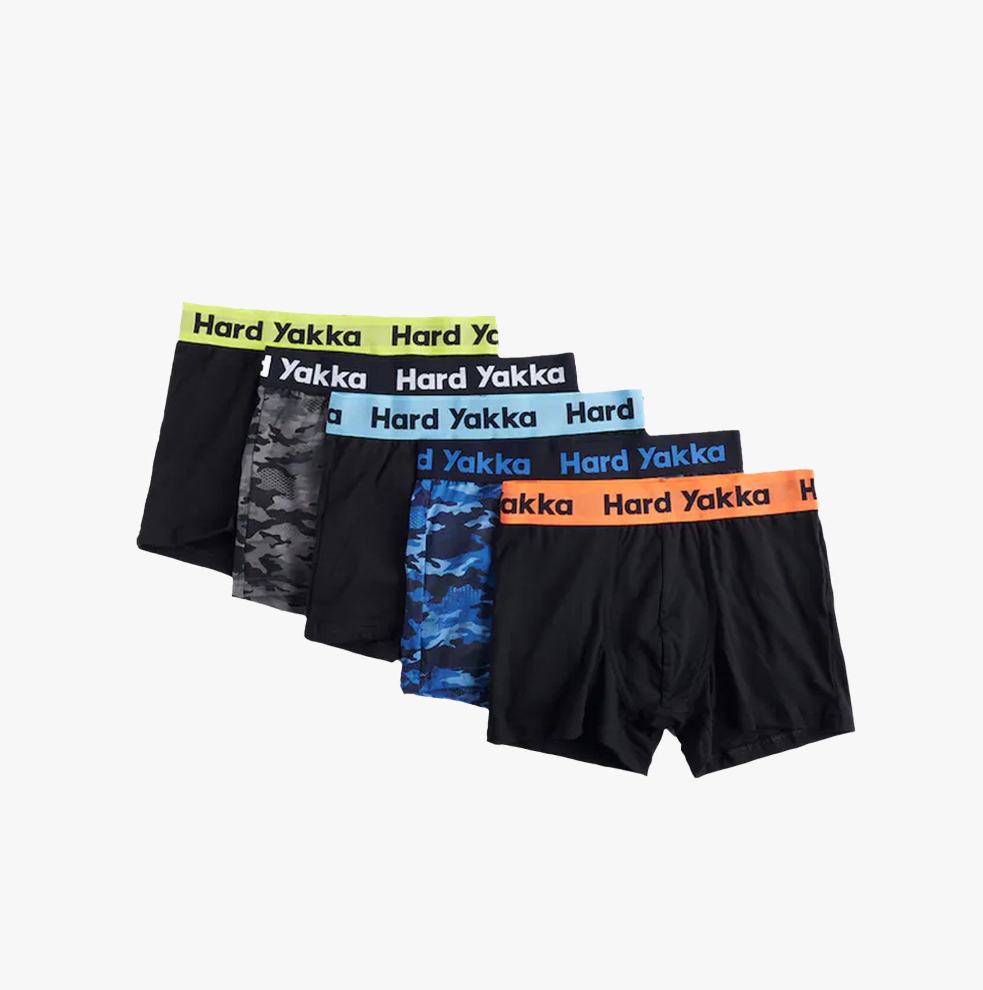 Hard Yakka Cotton Trunk Five Pack Mens - Multicolour - Size Large | Hard Yakka Sale | Discount Designer Brands