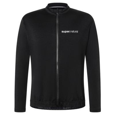 super.natural - Gravier L/S Camisa - Radtrikot Gr M schwarz Image