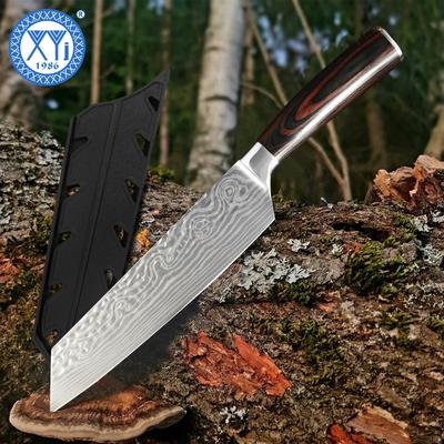 TEMU 8-inch 's Knife With Guard - Stainless Steel, Blade Slicing & Dicing - , Gifts For On Christmas, Valentine's, Father's Day Image