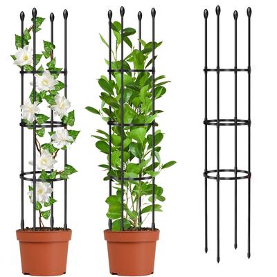 TEMU And Vegetable Climbing Trellis, Flower Pot Plant Support, Vine Shelf For Indoor And Outdoor Clinging Plants Image