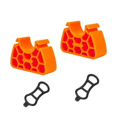 TEMU Bike Handlebar Bracket Mount Holder - Durable Abs, Non-slip Rubber Grip And Lever Protection, , Cycling Accessorie Image