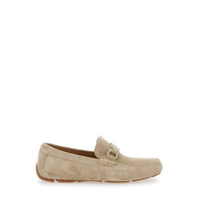 Almond-Toe Slip-On Loafers - Natural - Ferragamo Slip-Ons