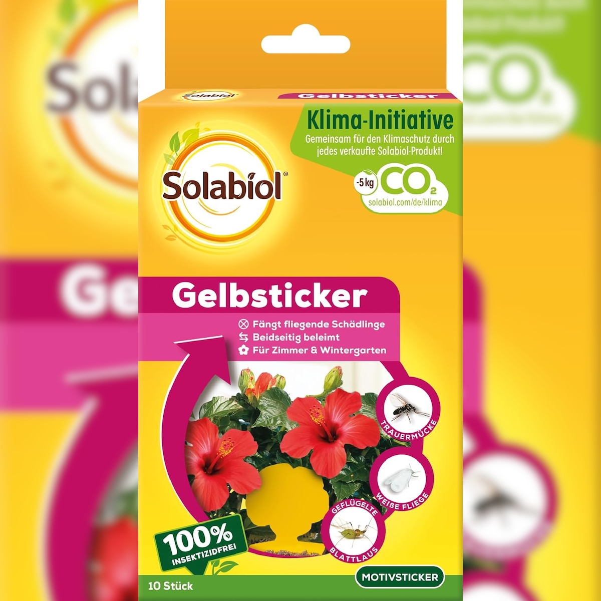 Solabiol Gelbsticker 10 Stück Spezialleim ohne Insektizid Image