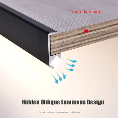 Under Cabinet Lamp Led Hard Bar Strip Light Aluminum Profile Shelf Light for Kitchen Bedroom Cupboard Closet Lights Lighting 12V