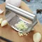 Edelstahl Knoblauch Presse Squeezer Manuelle Knoblauch Ingwer Rocker Brecher Knoblauch Schneiden Hackfleisch Küche Gadgets Werkzeuge Haushalt