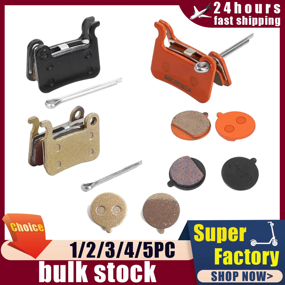 Bremsbeläge Elektroroller Ersatzteile Vorne Hinten Rad Scheibenbremse Halbvollmetall Pad Für Segway Ninebot ZT3 / ZT3 Pro Image