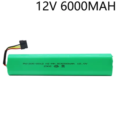 12 V 6000 mAh Ni-MH-Akku-Upgrade 4500 mAh für Neato Botvac 70E 75 80 85 D75 D8 D85 Staubsauger Image