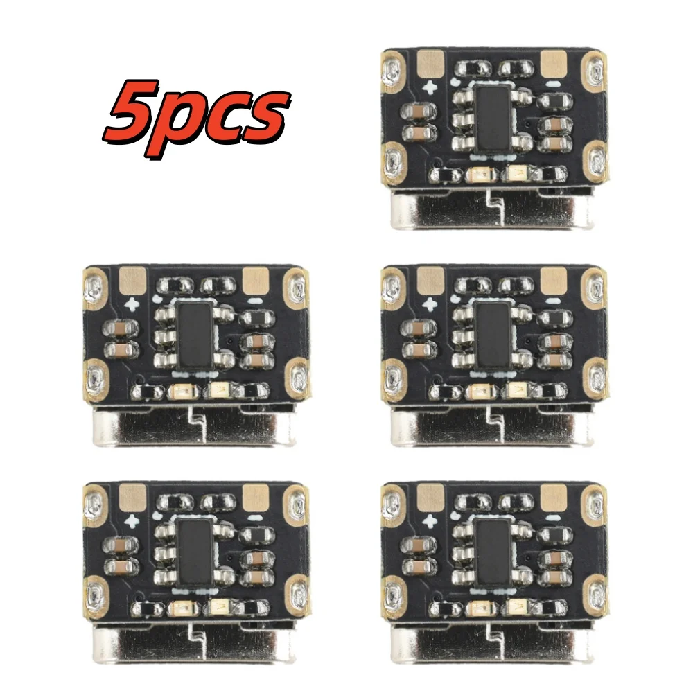 1/3/5 stücke Typ-C 3,7 V/4,2 V 600mA Lithium-Batterie Ladegerät Modul Tastatur Lade Power Board mit Schutz Funktionen Image