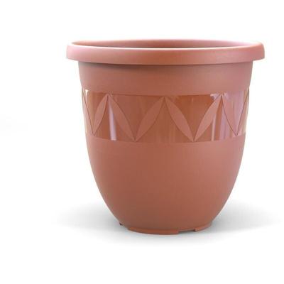 Blumentopf 15 cm Durchmesser in Terrakotta Image