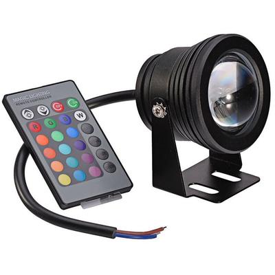 Alovez - LED-Tauchflutlicht, IP67 wasserdichte RGB-Unterwasserbeleuchtung, 10-W-LED-Flutlicht für Image