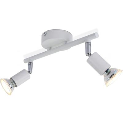 Gbly - led Deckenleuchte GU10 Weiß - Modern Deckenlampe 2 Flammig Deckenspots Wand Modern Image