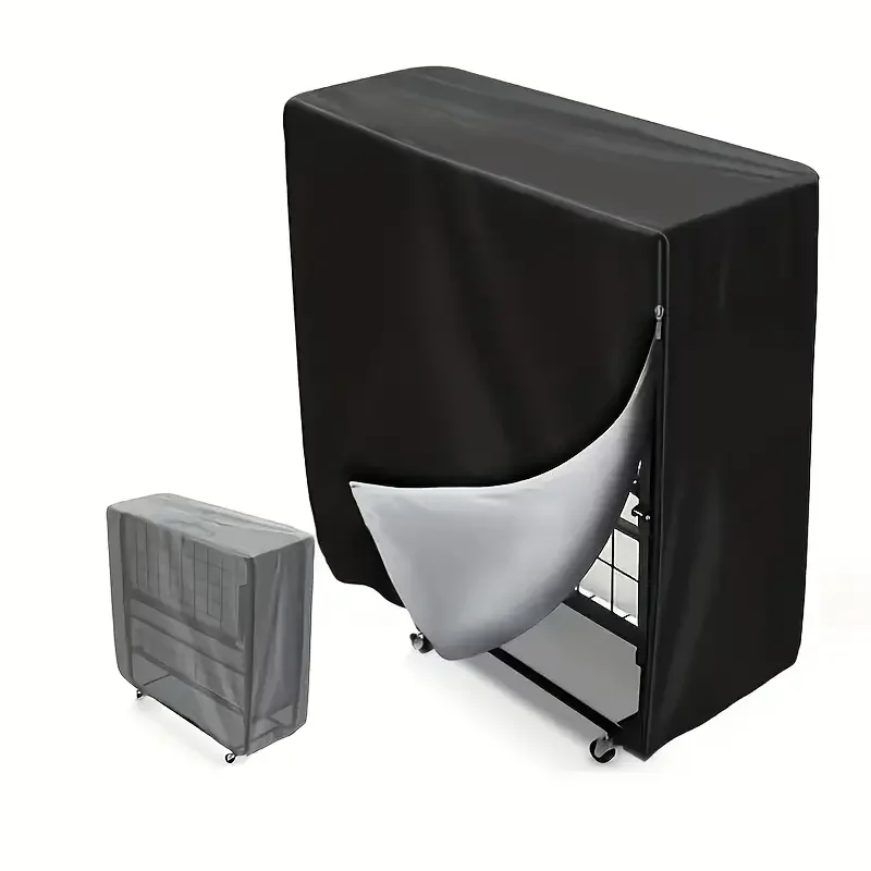 Schutzhülle für Klappstühle: Robuster 210D-Oxford-Stoff, Ganzjahres-Terrassen- und Gartenstuhlbezug mit Kordelzugverschluss