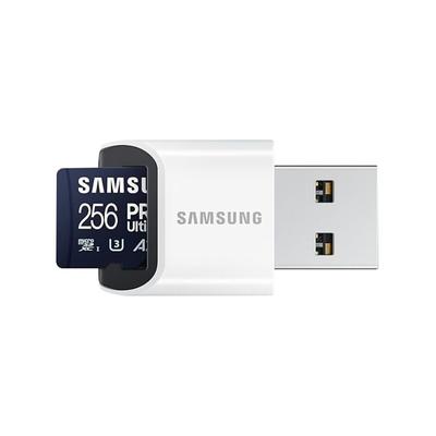 Samsung - MicroSDXC-Speicherkarte pro Ultimate (2023) 256GB inkl. USB-Kartenleser Image