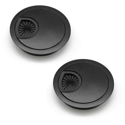 Edle Kabeldurchführung 60 mm Kabellochabdeckung für Schreibtische und Arbeitsplatten, Farbe: Image
