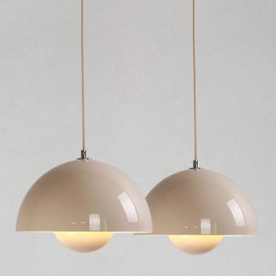 Wottes - Modern Pendelleuchte Kreative Metall Hängeleuchte Lampenschirm Höhenverstellbare Image