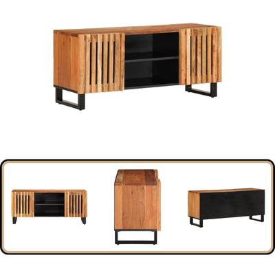 TV-Schrank 105x34x46 cm Massivholz Akazie - TV-Schrank - Massivholzmöbel - Akasienmöbel Image