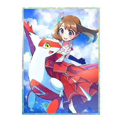 65 Teile/satz 66X91Mm Diy Selbst Made Latias Mai Karte Hülse Farbe Flash Ws Opcg Ptcg Karte Schutz Abdeckung anime Karte Geschenk Spielzeug Image