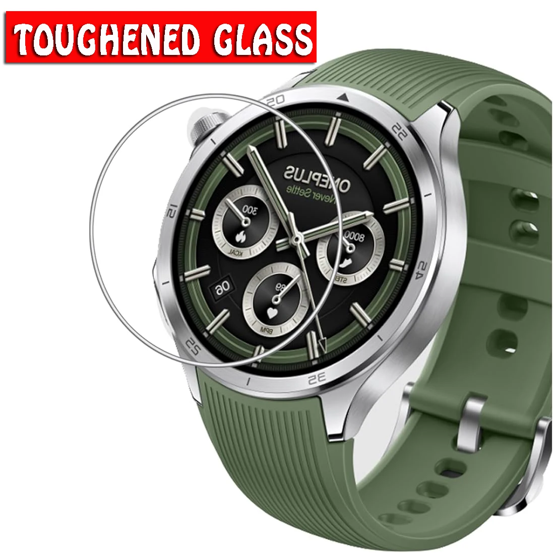 3PCS gehärtete Glasfolien Schutz für Oneplus Watch 3/OnePlus Watch 2R Displayschutzfolie Schutzglasfolie Zubehör Image
