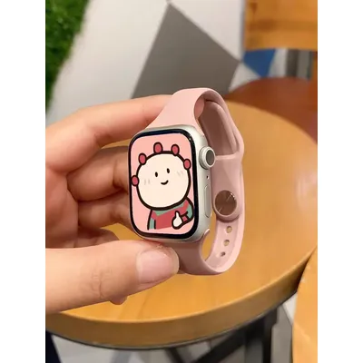 Schlankes Band für Apple Watch Armband 42 mm 44 mm 40 mm 45 mm 41 mm 38 mm Handgelenk Correa Image