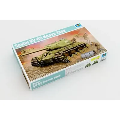 Trumpeter 01569 Sowjetischer schwerer Panzer KV-85-Modellbausatz im Maßstab 1:35 Image